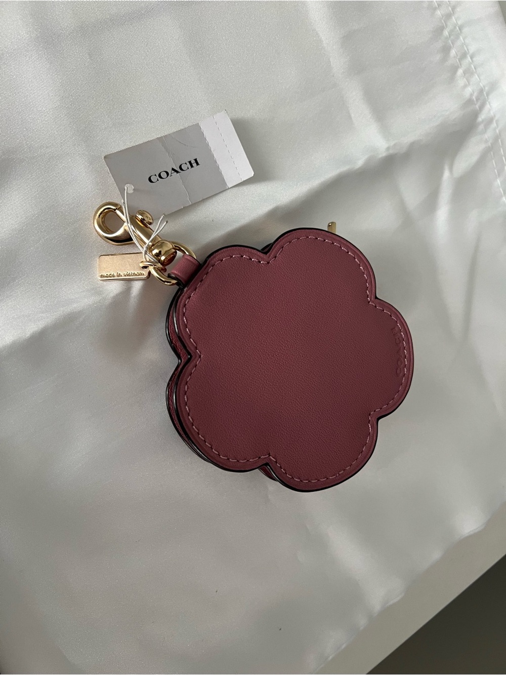 Coach Rowan Bag In Signature Leather With Flower Coin Purse And Wallet - Picture 12 of 15